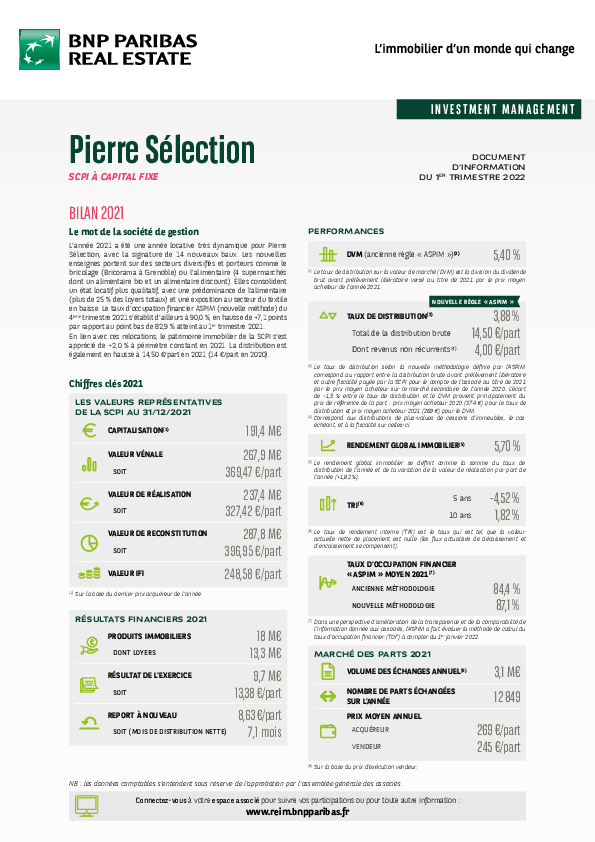 Pierre Sélection (SCPI0102)