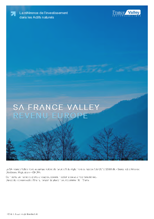 SA France Valley Revenu Europe VII (900606765)