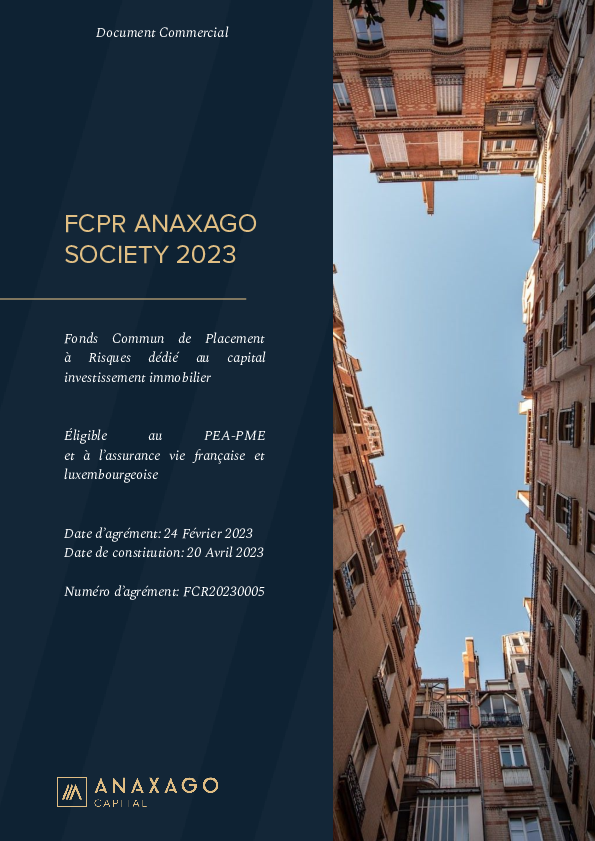 FCPR ANAXAGO SOCIETY 2023 (FR001400DUD5)